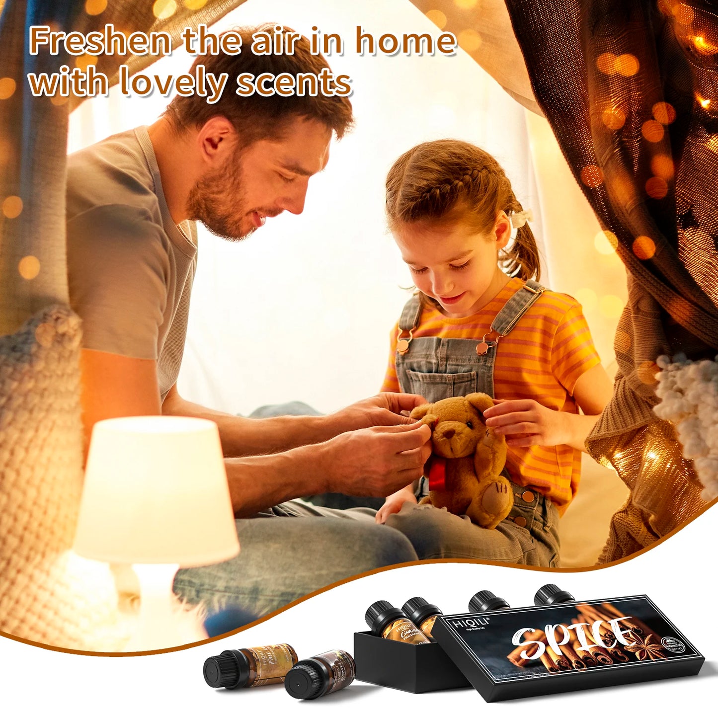 HIQILI Spice Fragrance Oils, TOP 6 Gift Set