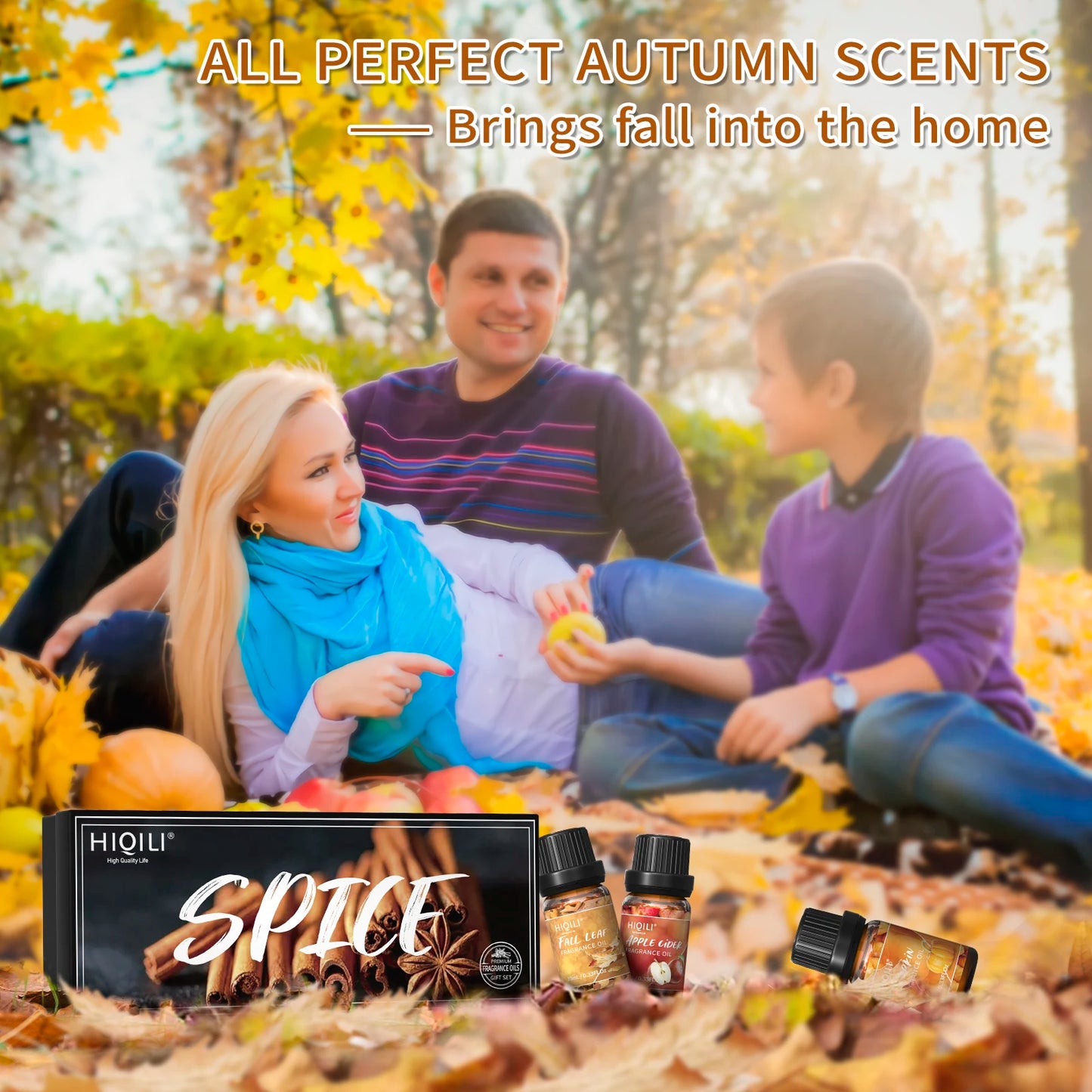 HIQILI Spice Fragrance Oils, TOP 6 Gift Set