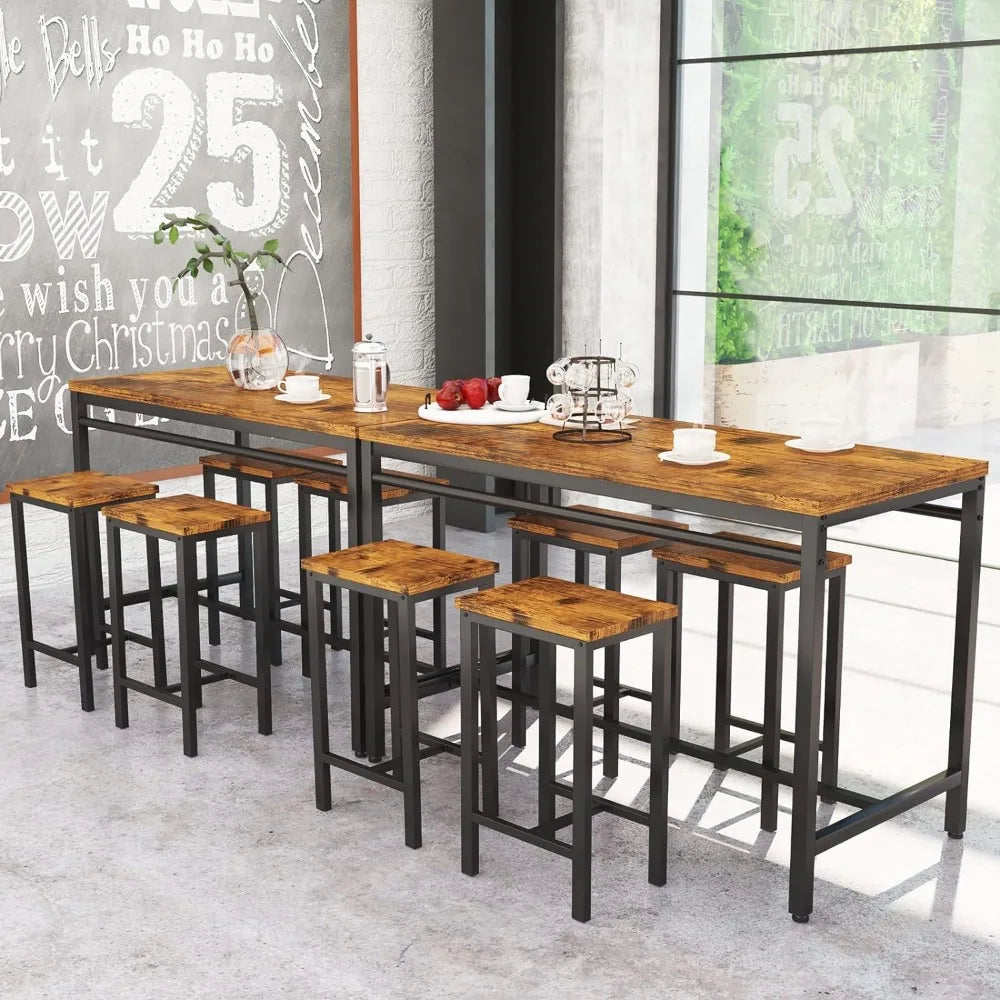 Bar Height Table and 4 Bar Stools