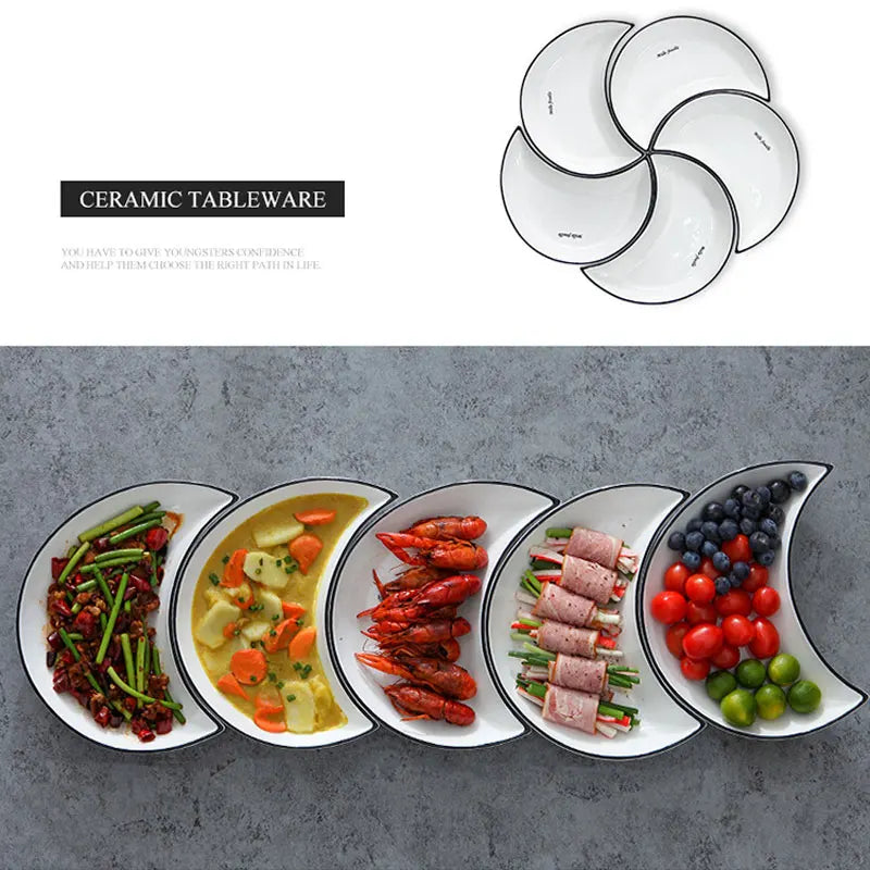 White Ceramic Plate Tableware