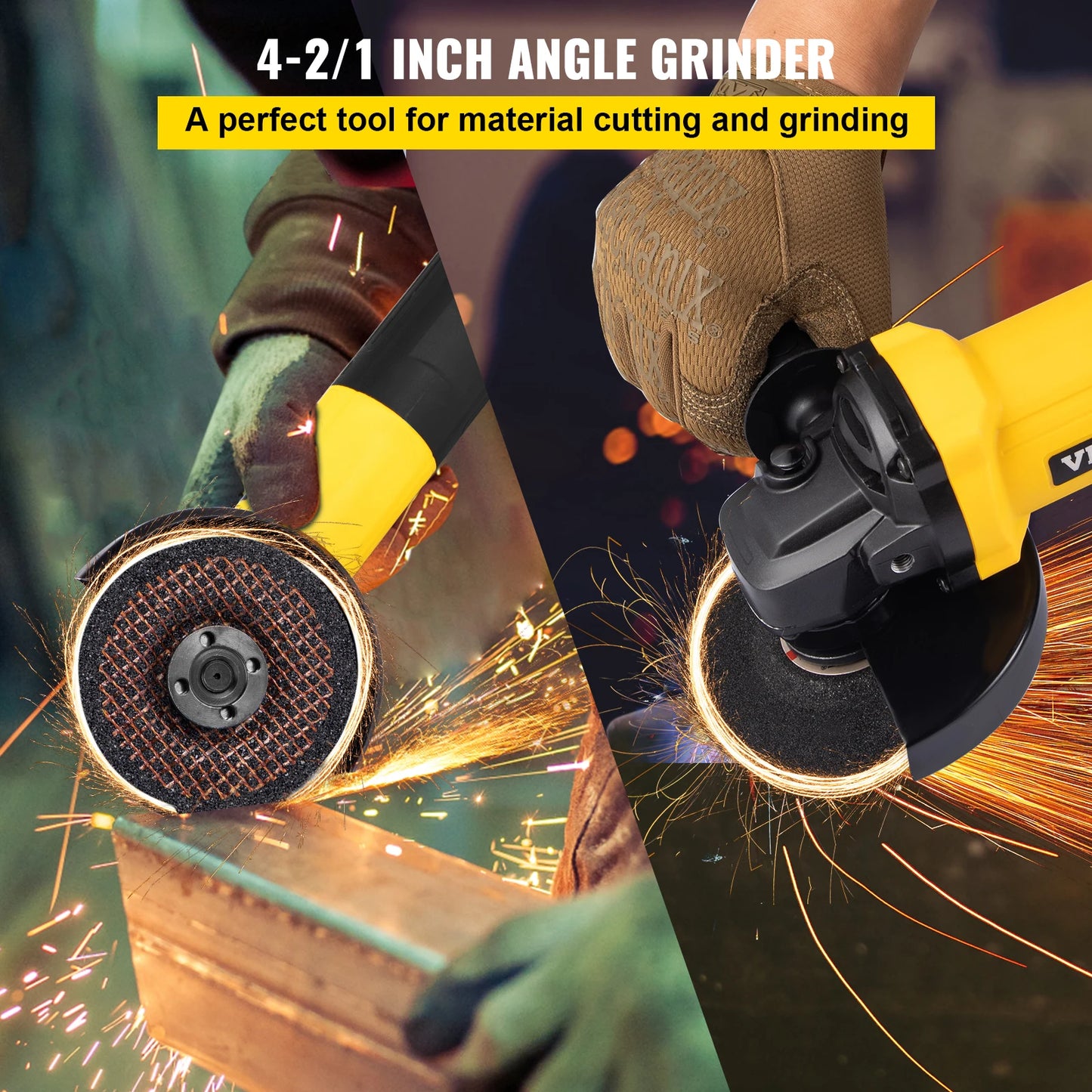 VEVOR Electric Angle Grinder