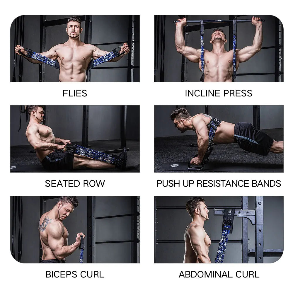 INNSTAR Bench Press Resistance Bands Set