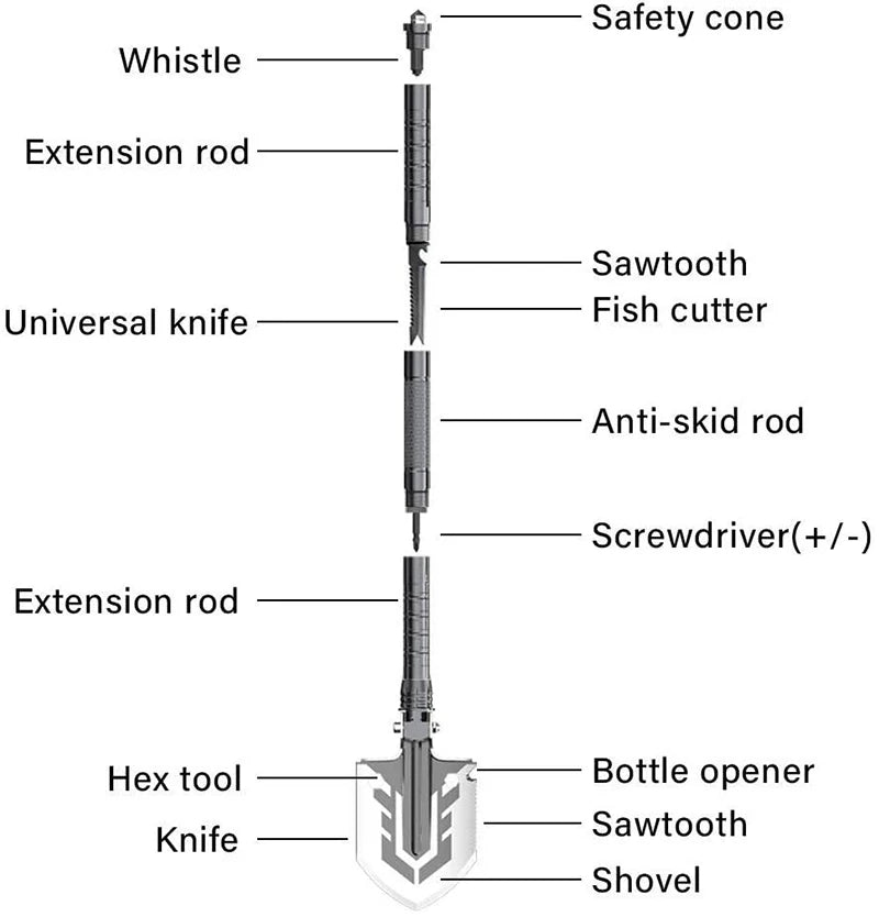 Outdoor Multi-purpose Security Tool