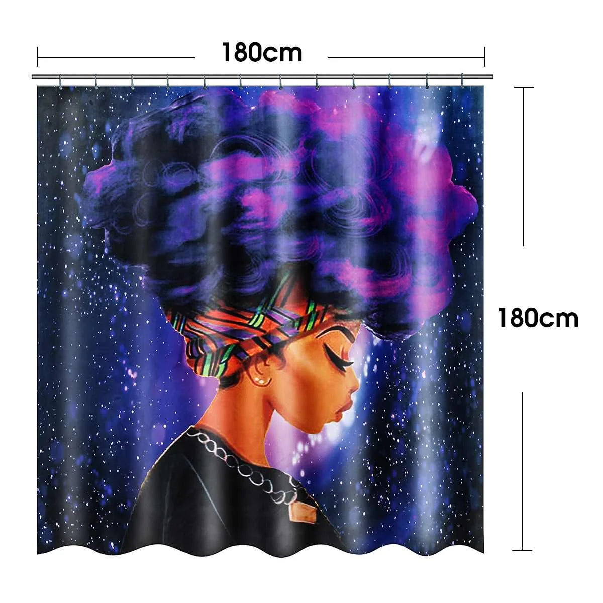 4/3/1PCS Shower Curtain, Toilet Seat Cover, Mat Non-Slip Rug Set