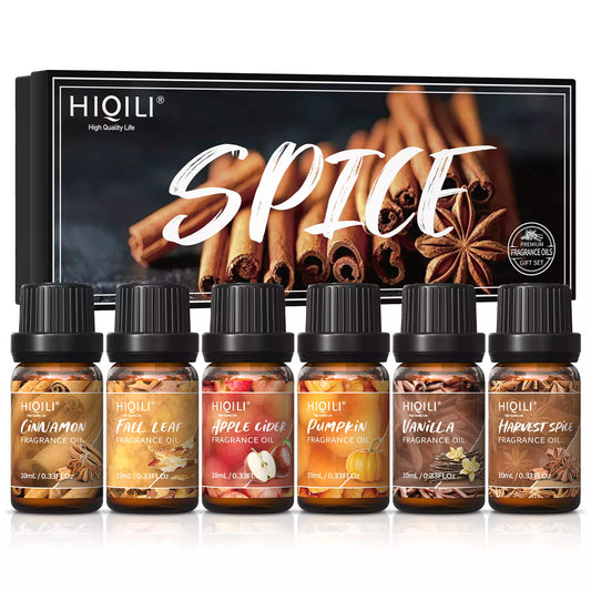 HIQILI Spice Fragrance Oils, TOP 6 Gift Set