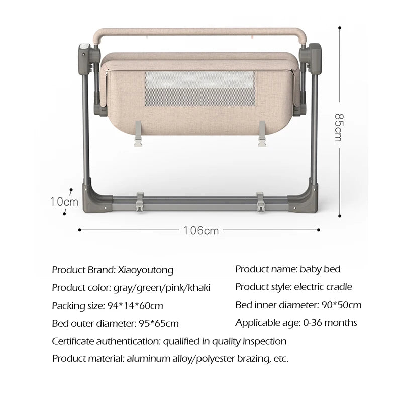 Rocking Portable Newborn Automatic Cradle