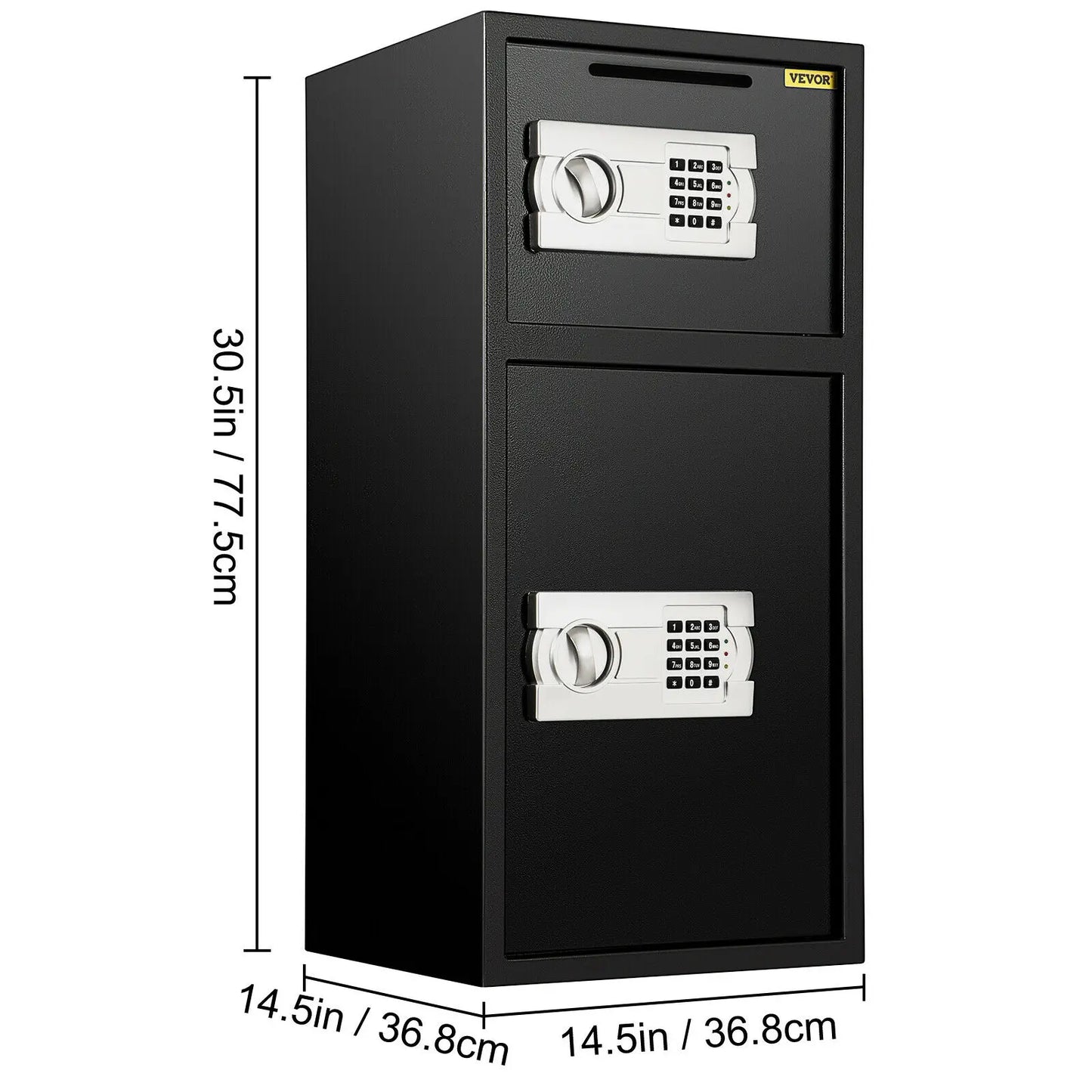 VEVOR 33" Double Door Safe Deposit Box