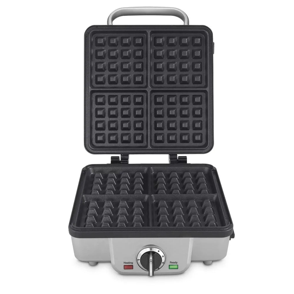 2023 Belgian Waffle Maker with Pancake Plates