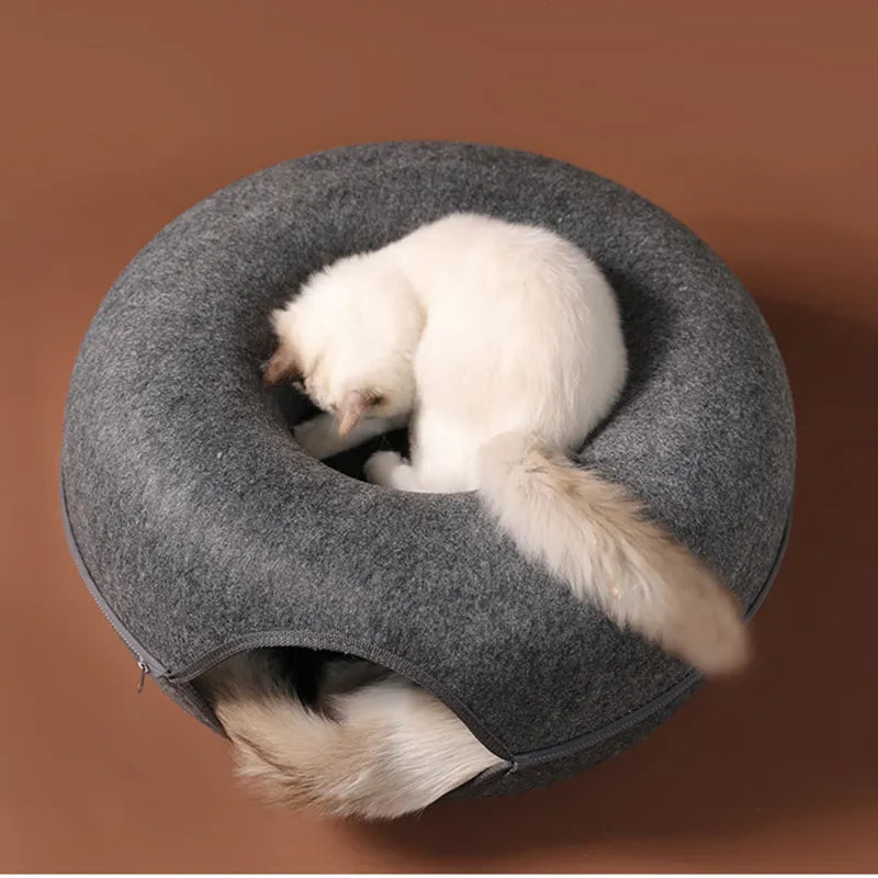 Felt Cat House/Tunnel Interactive Toys