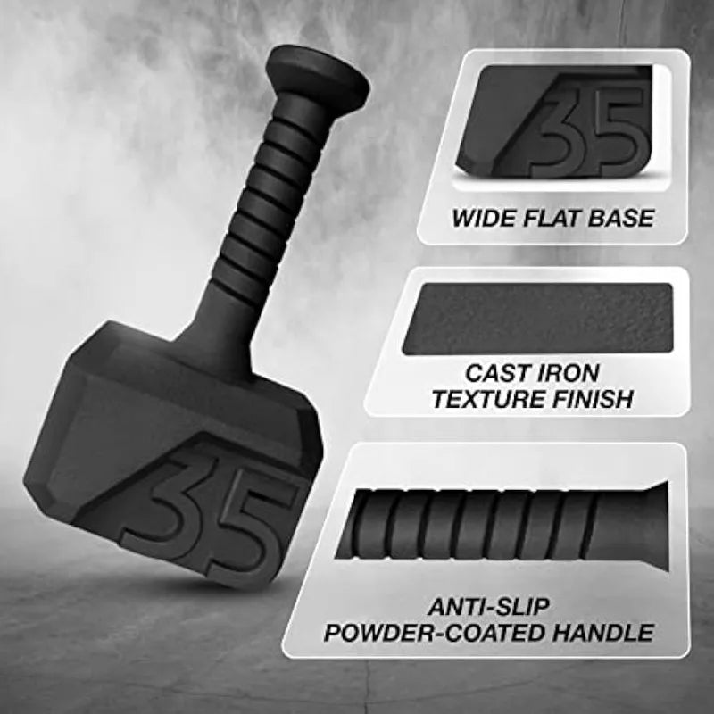 Yes4All Hammer Kettlebells 35 lbs - Cast Iron