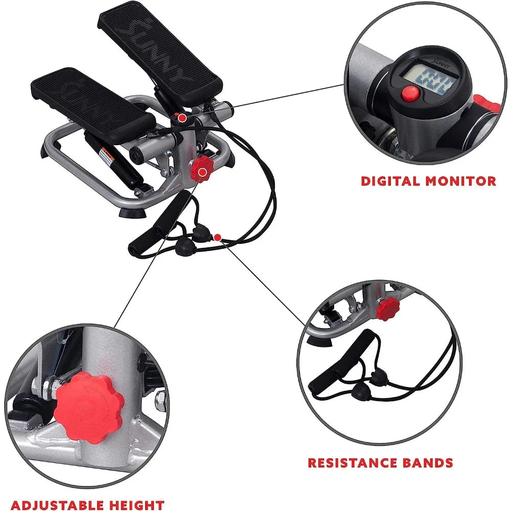 Mini Stair Stepper with Resistance Bands