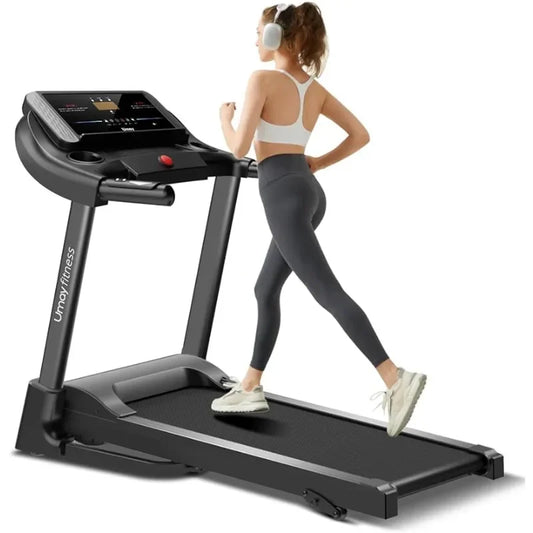 Folding 3 Level Incline Treadmill w/Pulse Sensors