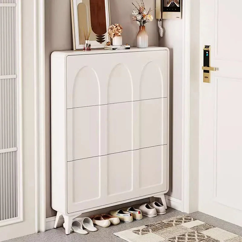 Italian Minimalist Narrow Shoe Cabinet