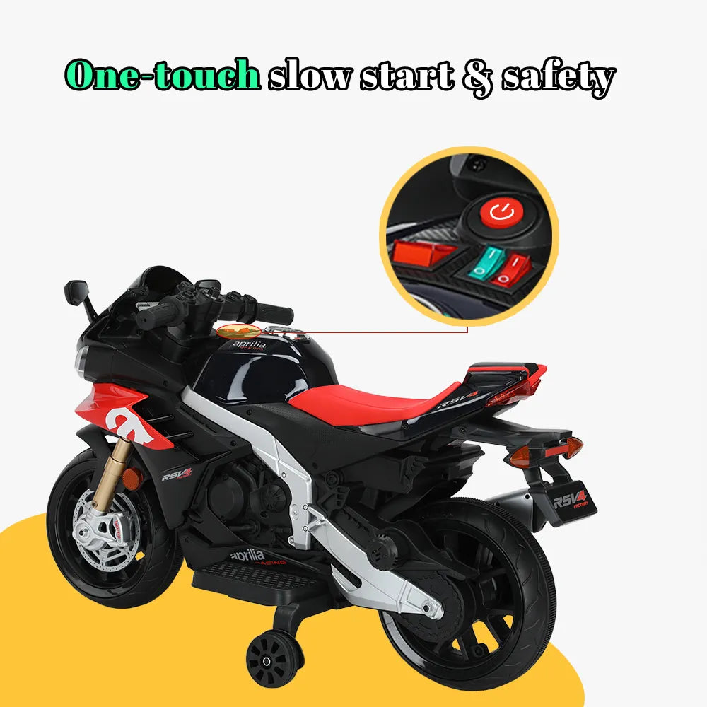 12V Kids Motorcycle, Battery Power Wheels