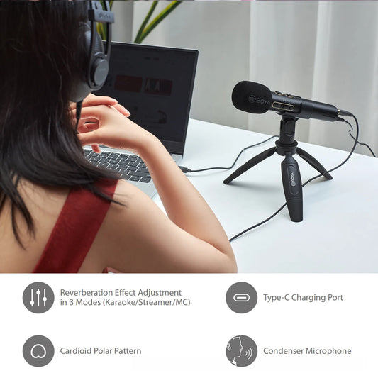 BOYA BY-EM20 Live Streaming Handheld Microphone