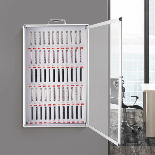 Aluminum Alloy Storage Cabinet for Cell Phones with Locked, (60 Slots)