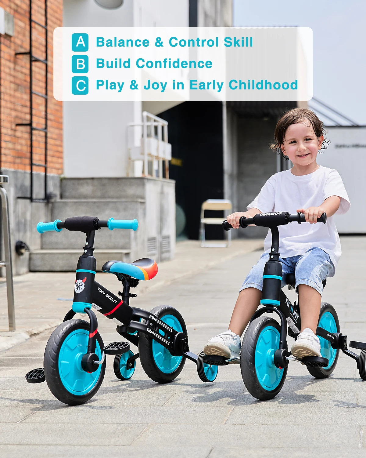 Tiny Scout Balance Bike 3-5 Years