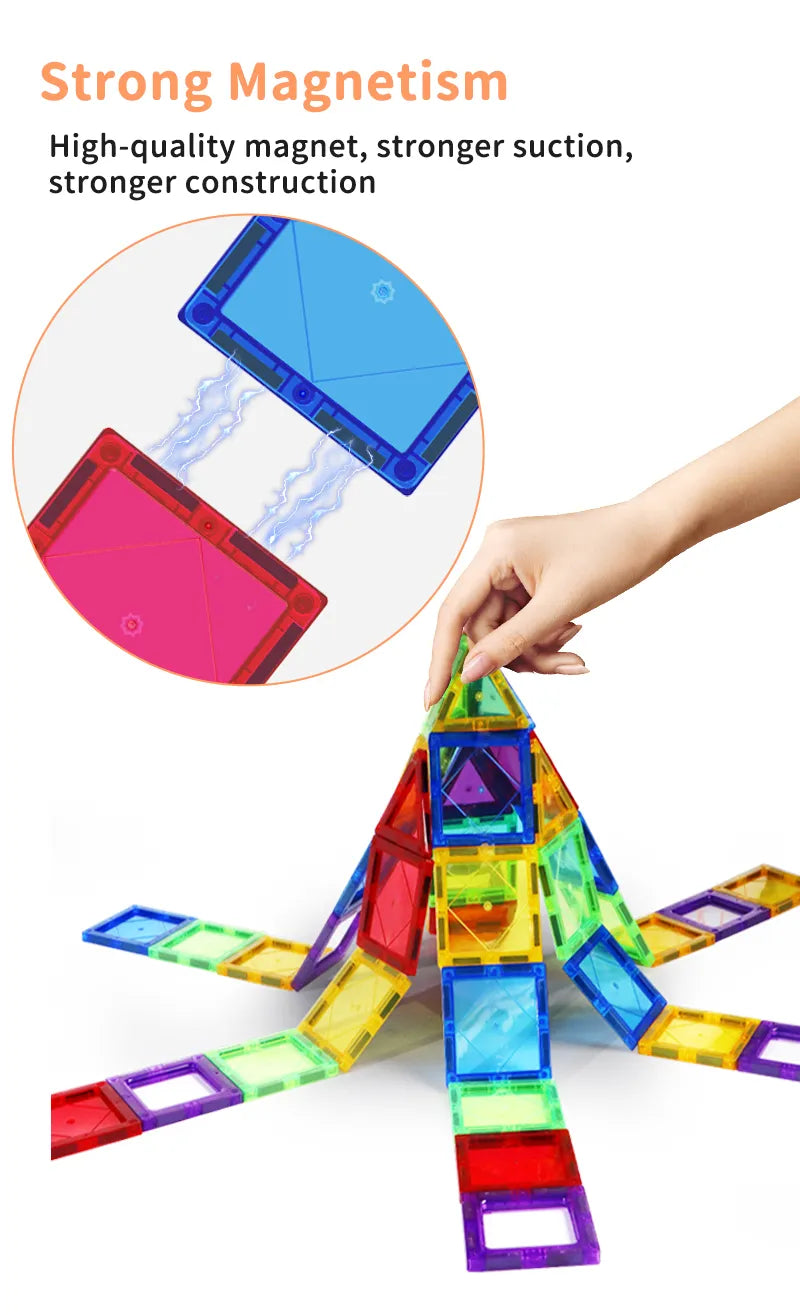 Magnetic Tiles Building Blocks