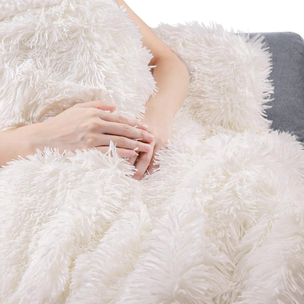 Double Layer Plush Winter Throw/Bedspread Blanket