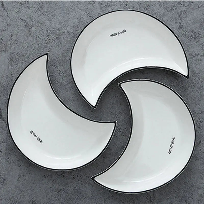 White Ceramic Plate Tableware