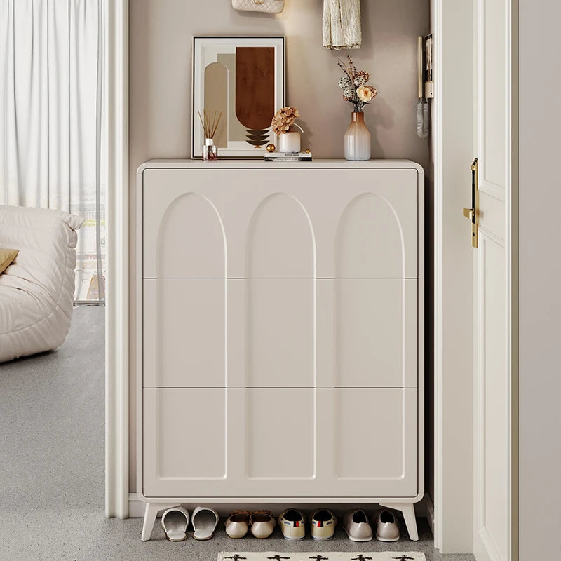 Italian Minimalist Narrow Shoe Cabinet