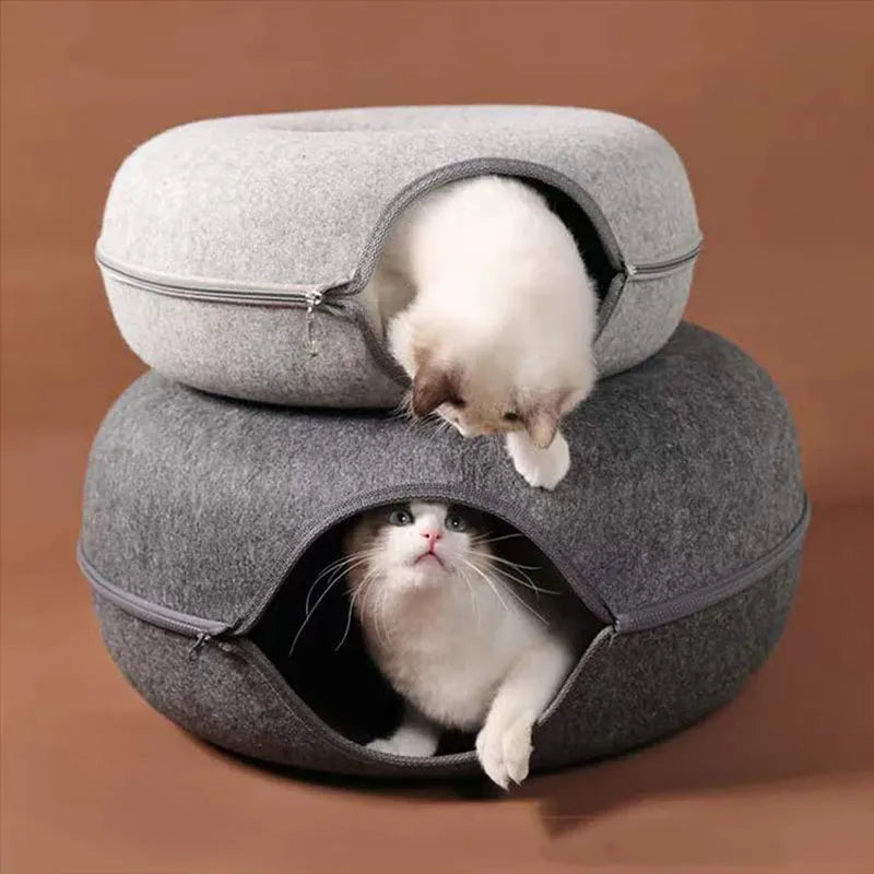 Felt Cat House/Tunnel Interactive Toys