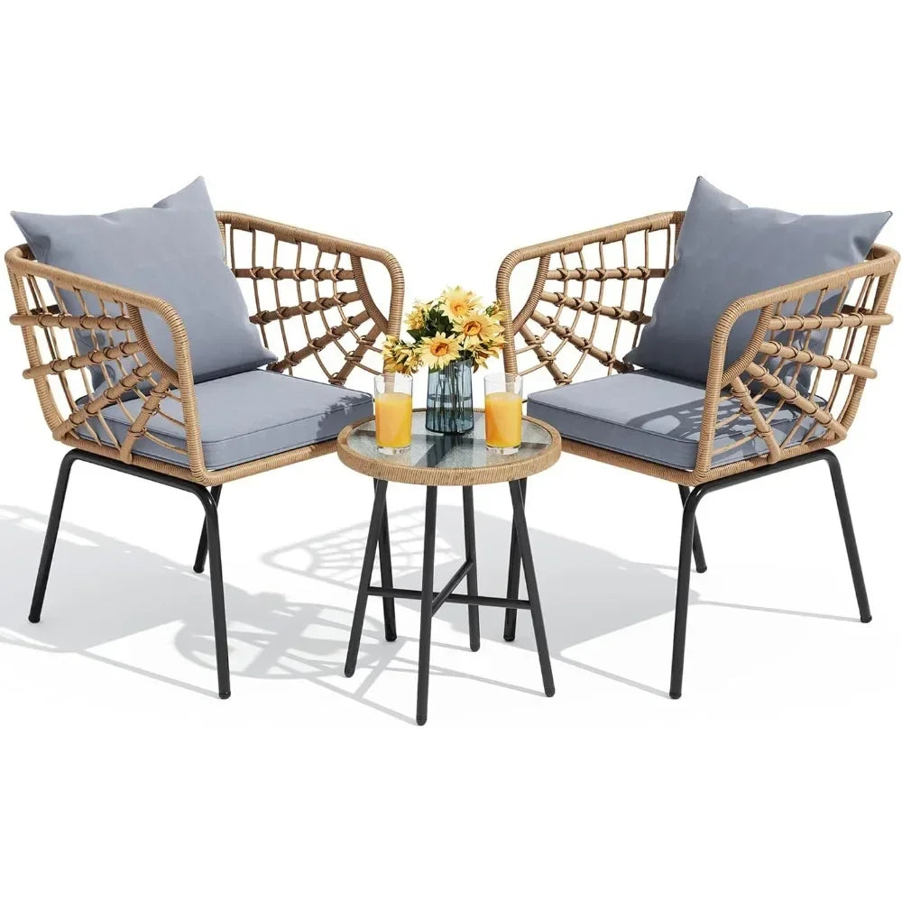 Set of All-Weather Patio Conversation Balcony/Garden Furniture Set