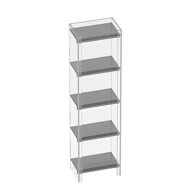 Nordic Luxury Narrow Acrylic Corner Shelf