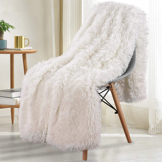 Double Layer Plush Winter Throw/Bedspread Blanket