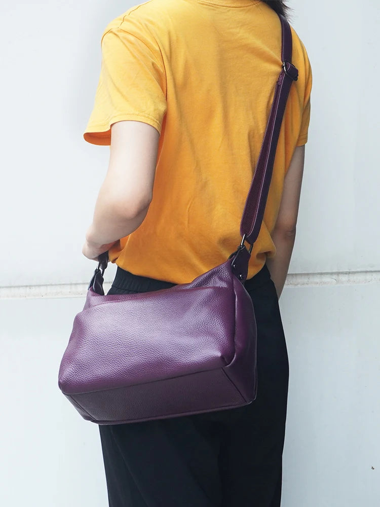 100% Leather Shoulder/Crossbody Bag