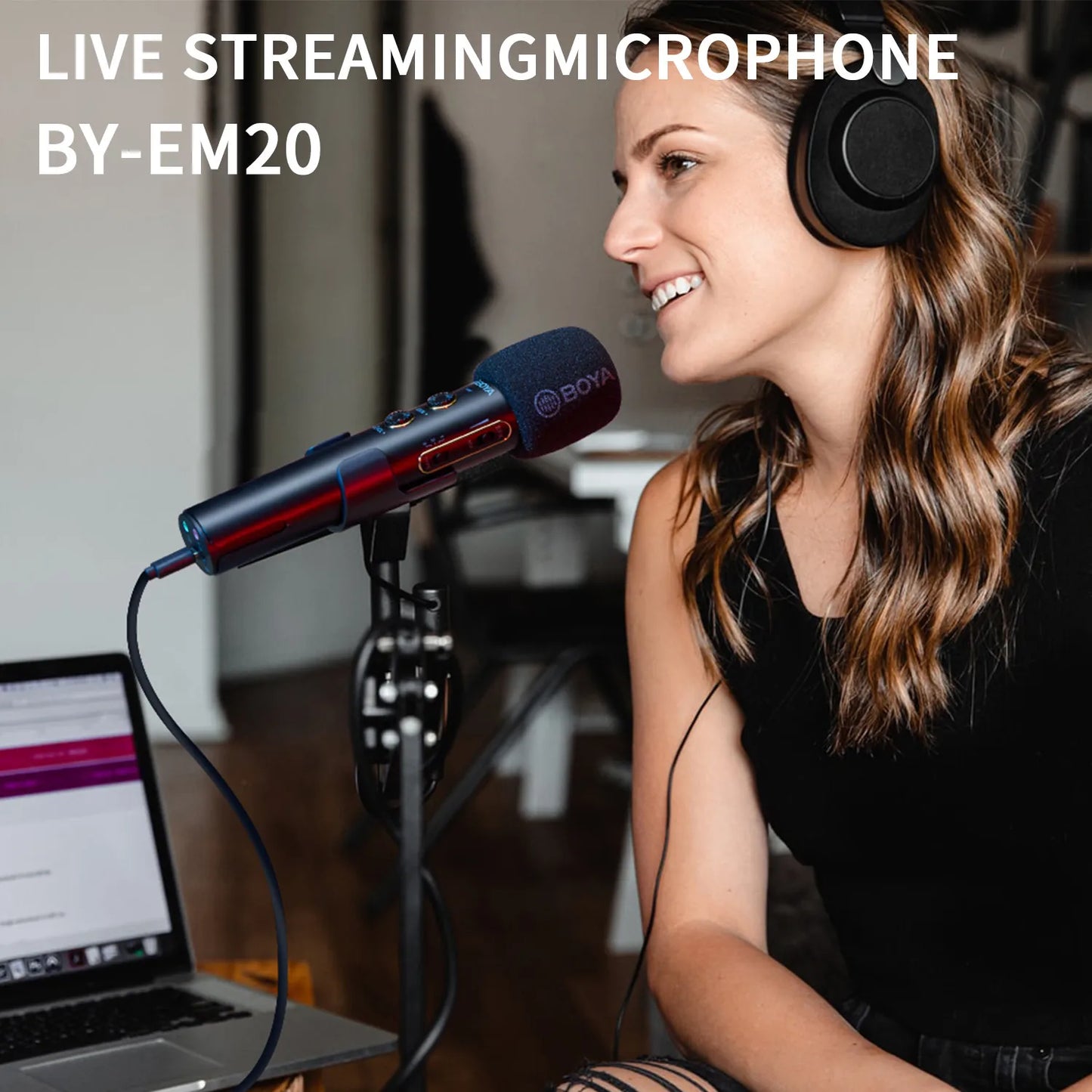 BOYA BY-EM20 Live Streaming Handheld Microphone