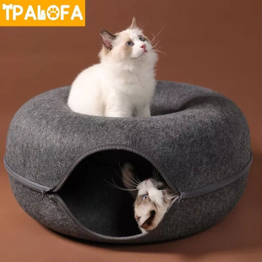 Felt Cat House/Tunnel Interactive Toys