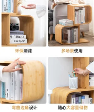 Luxury Solid Wood book, storage floor, Plant Shelf