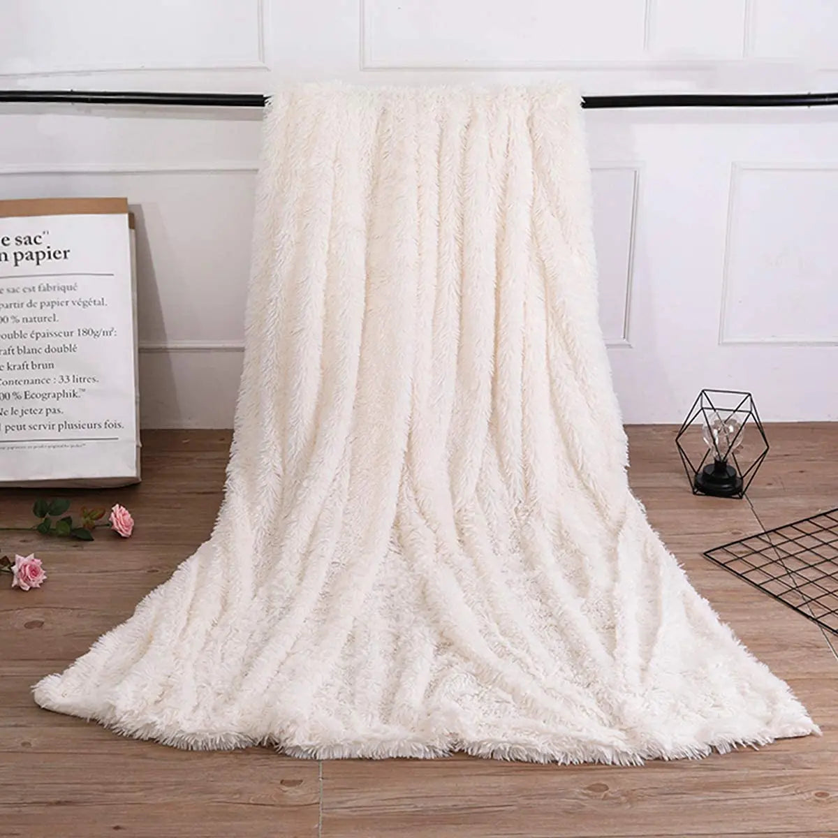 Double Layer Plush Winter Throw/Bedspread Blanket