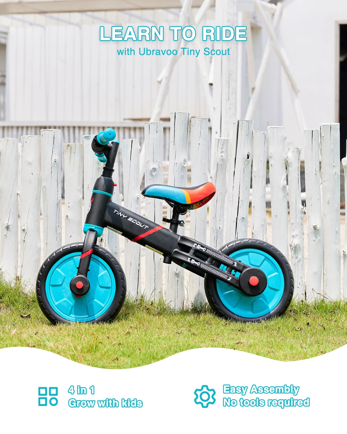 Tiny Scout Balance Bike 3-5 Years