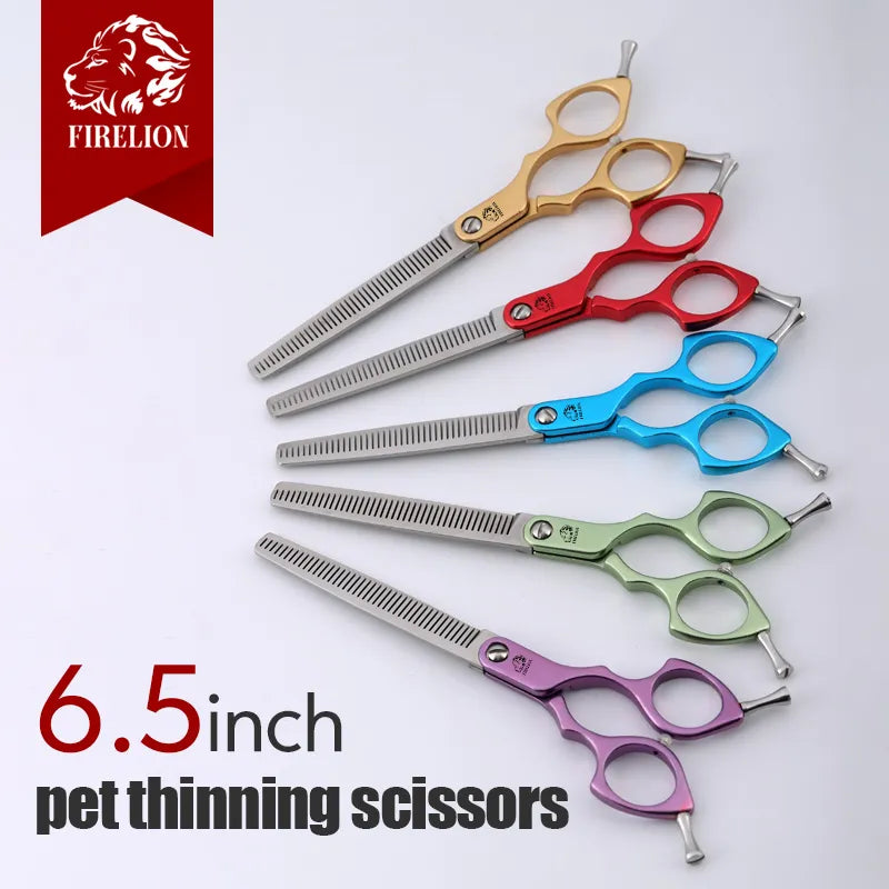 FIRELION Professional 440C 6.0/6.5" Dog Grooming Scissors