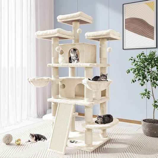 68" Cat Tree/Cat Tree House Towers