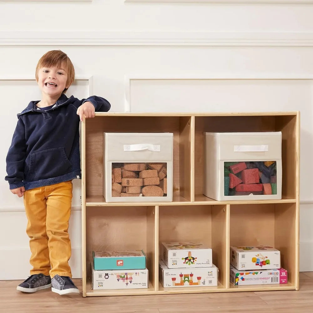 Streamline 5-Compartment Storage Cabinet Bookcase