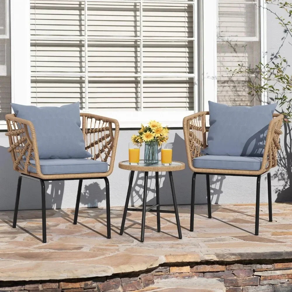 Set of All-Weather Patio Conversation Balcony/Garden Furniture Set