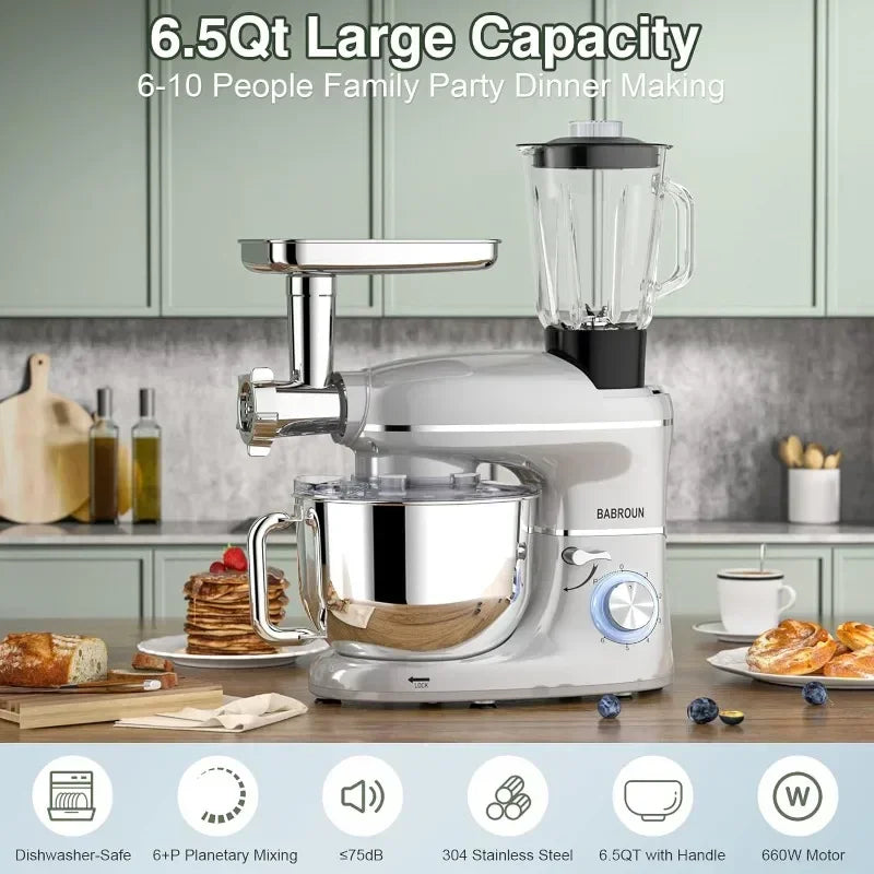 6 IN 1 Multifunctional Electric Stand Mixer