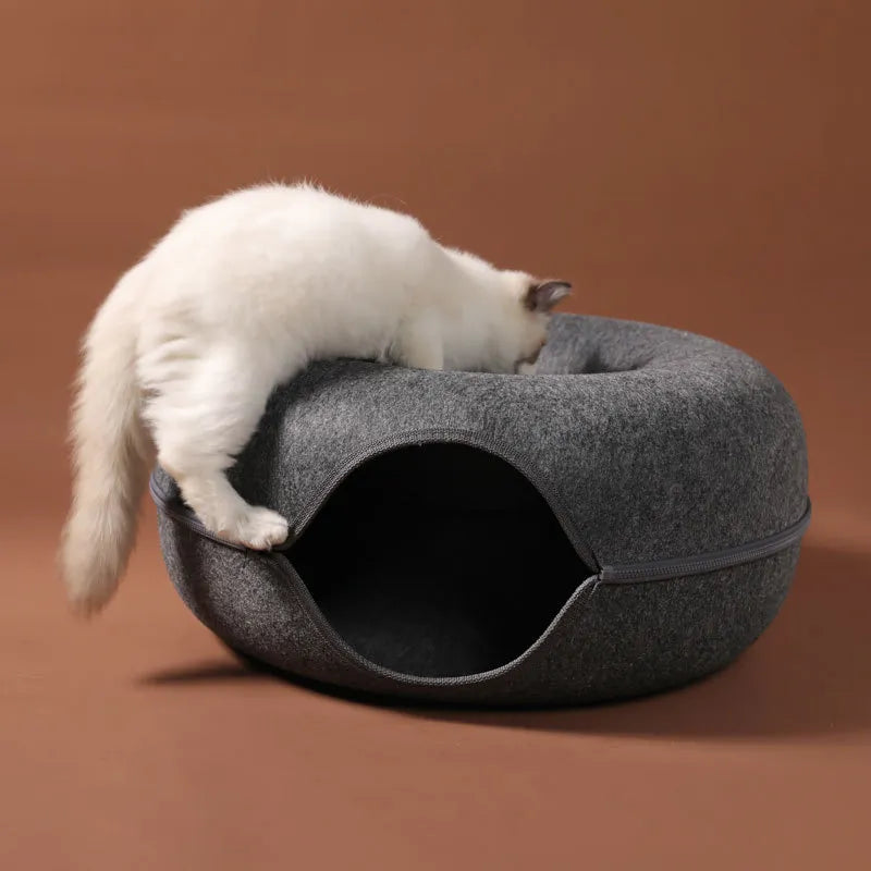 Felt Cat House/Tunnel Interactive Toys