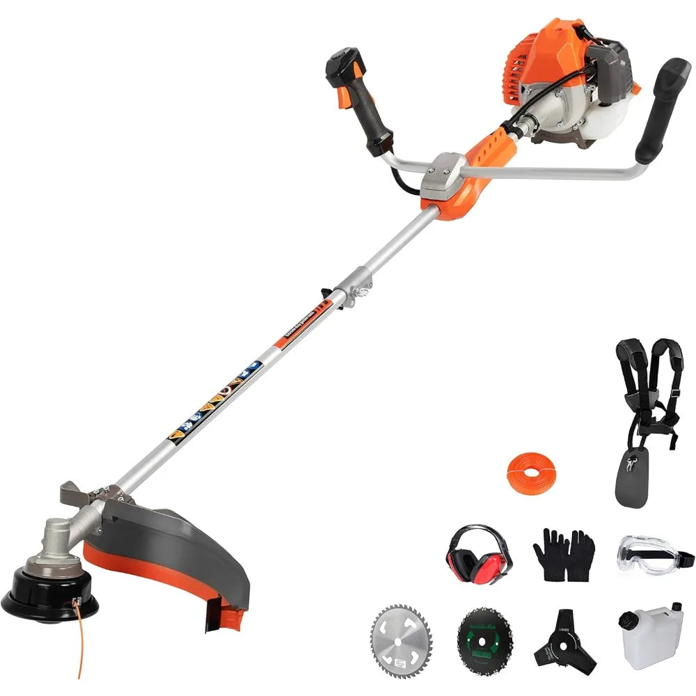 PROYAMA 2-Cycle 26cc Gas Powered String Weed Edger, 3 in 1 Brush Cutter